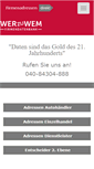 Mobile Screenshot of firmenadressen-direkt.de